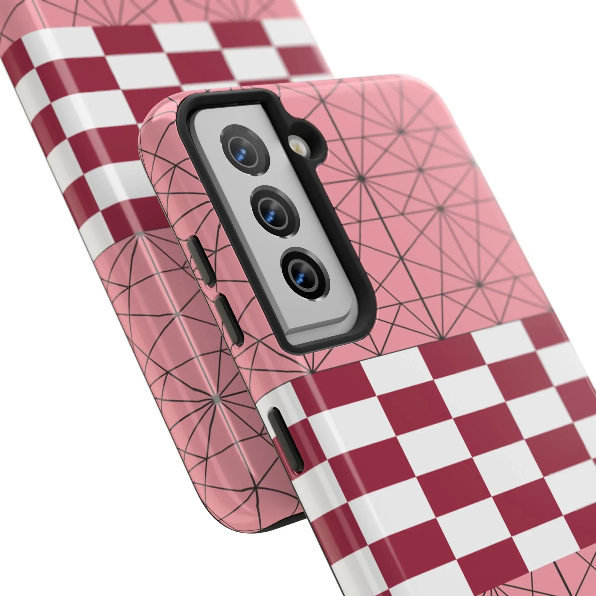 Geometric Kimono Tough Phone Case (Apple & Android) - Pink Sweetheart