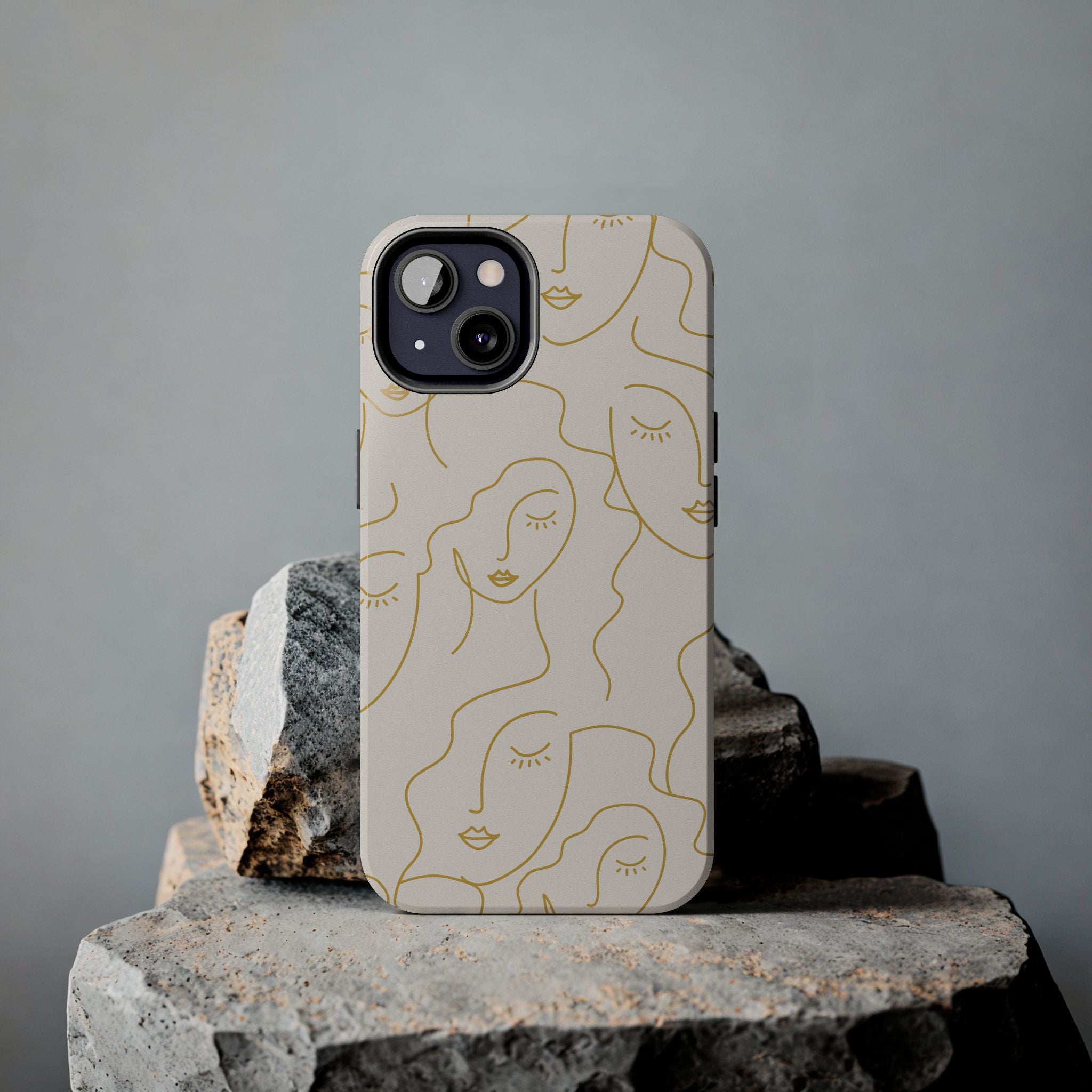Minimalist Woman Phone Case (Apple & Android)