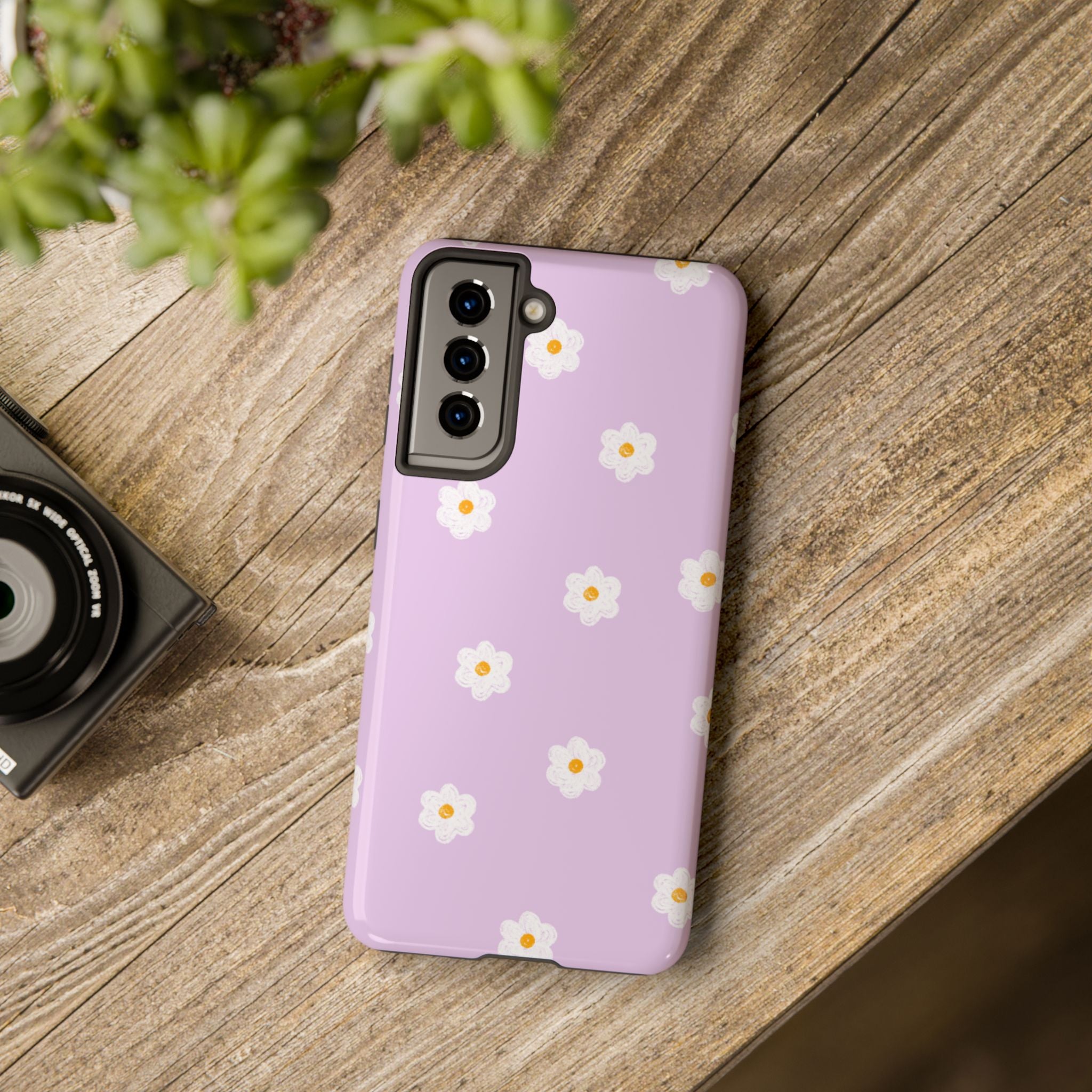 Purple and Mini Flowers Phone Case (Apple & Android)