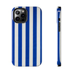Blue & White Stripes Phone Case (Apple & Android)