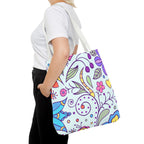 Tranquil Floral Botanicals Tote Bag
