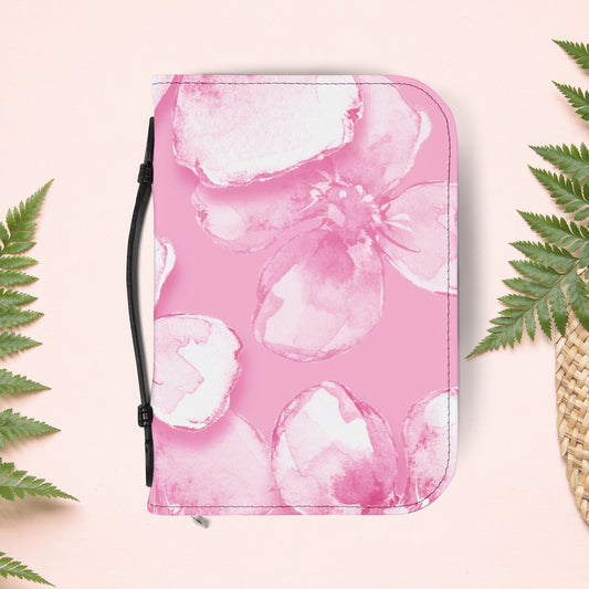 Dainty Pink Floral Book Cover