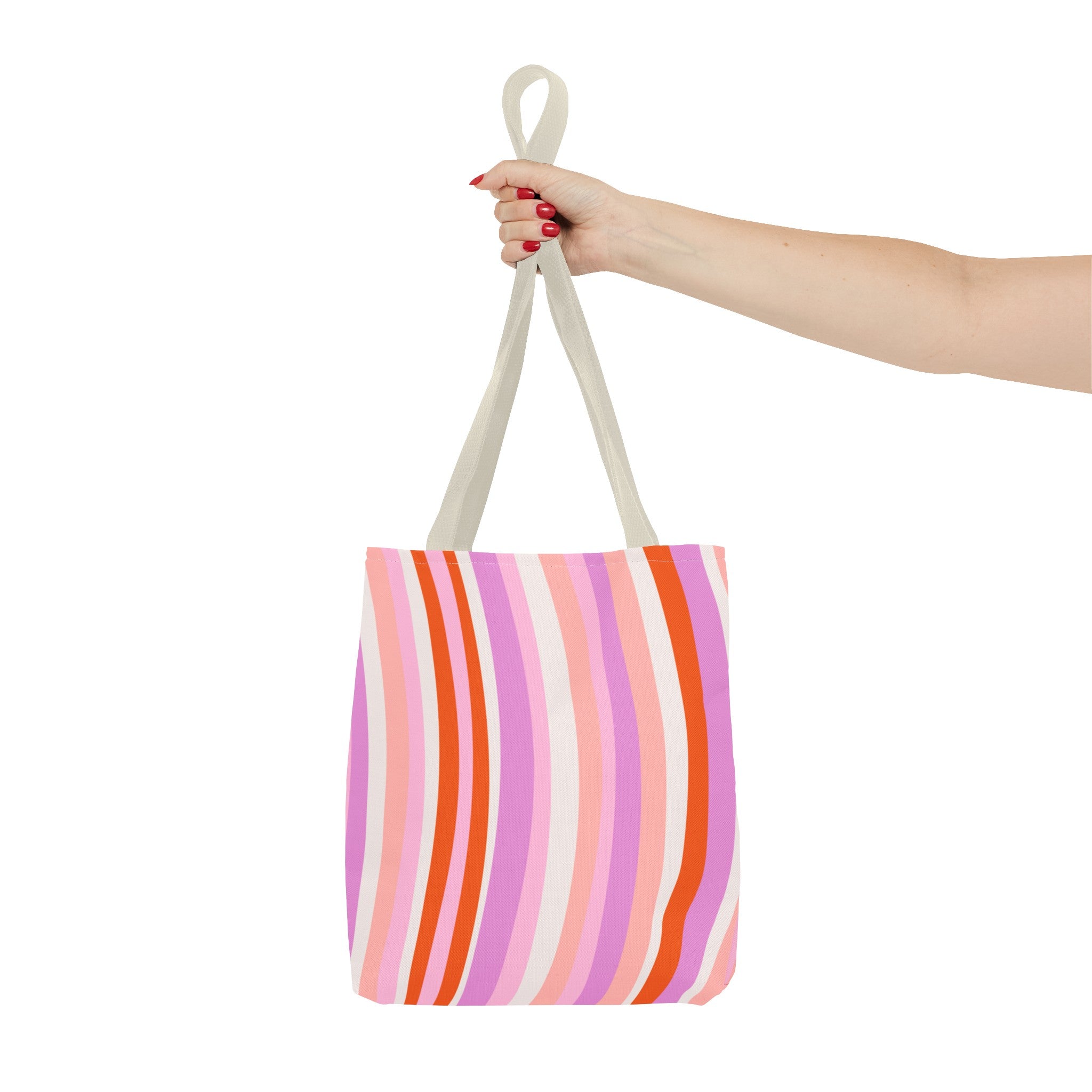 Retro Groovy Waves Tote Bag