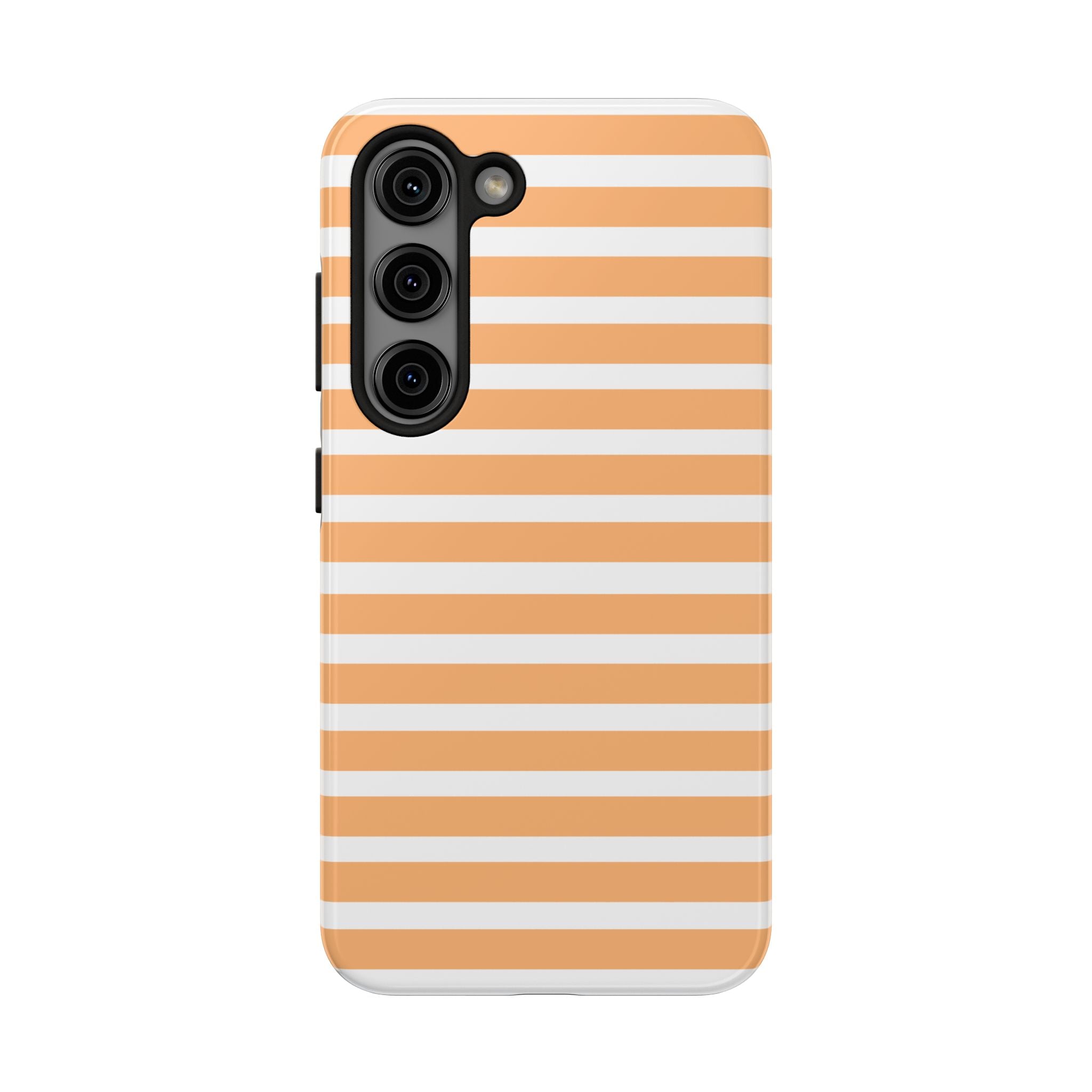 Orange Stripe Lines Phone Case (Apple & Android)