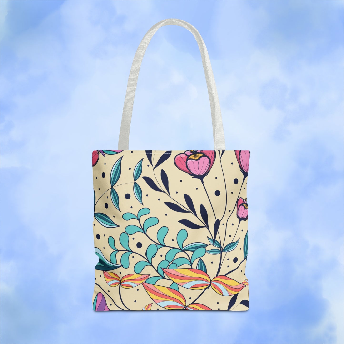 Florals in Spring Tote Bag