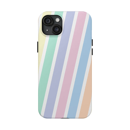 Pretty Pastel Lines Phone Case