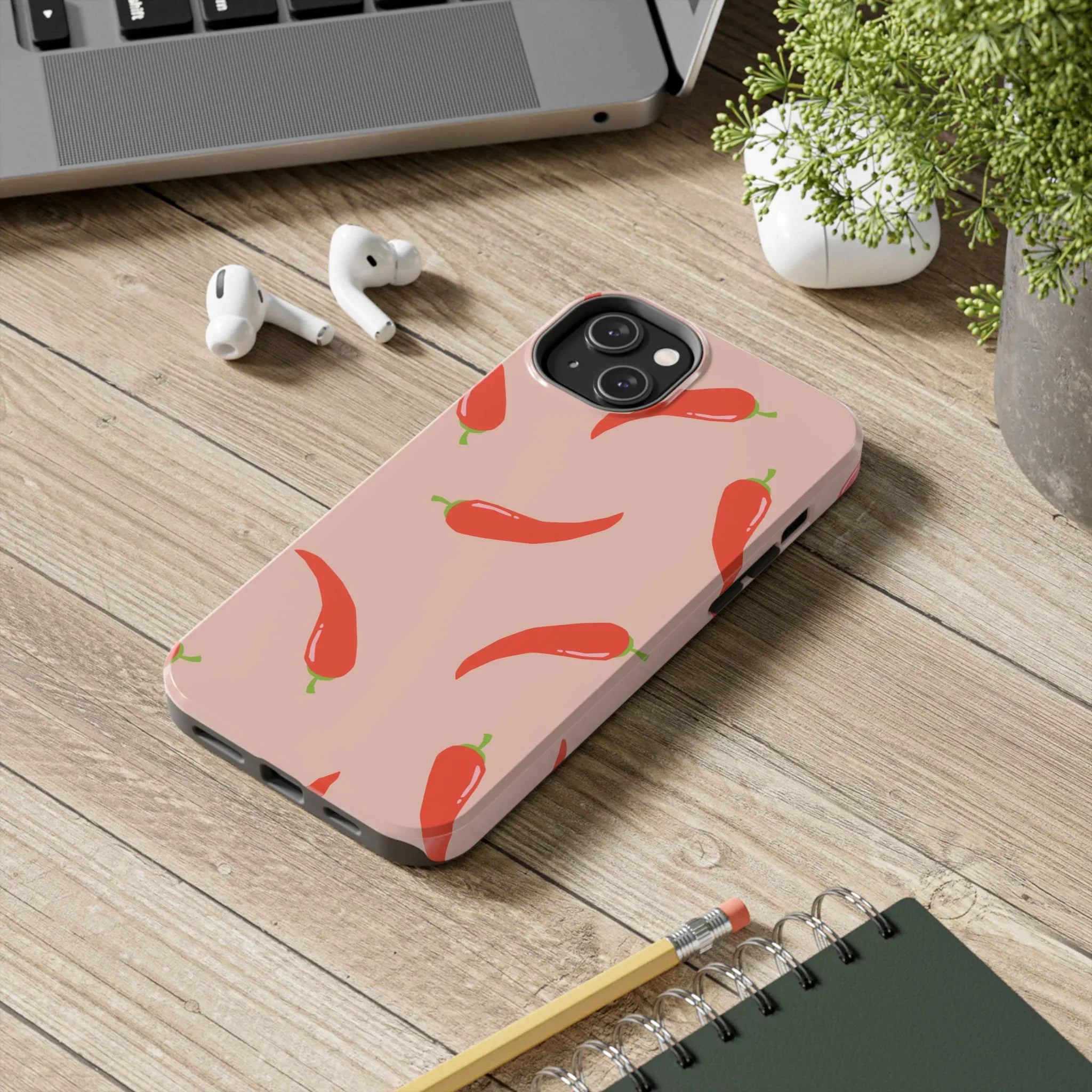 Caliente Chile Pepper Phone Case (Apple & Android) - Pink Sweetheart