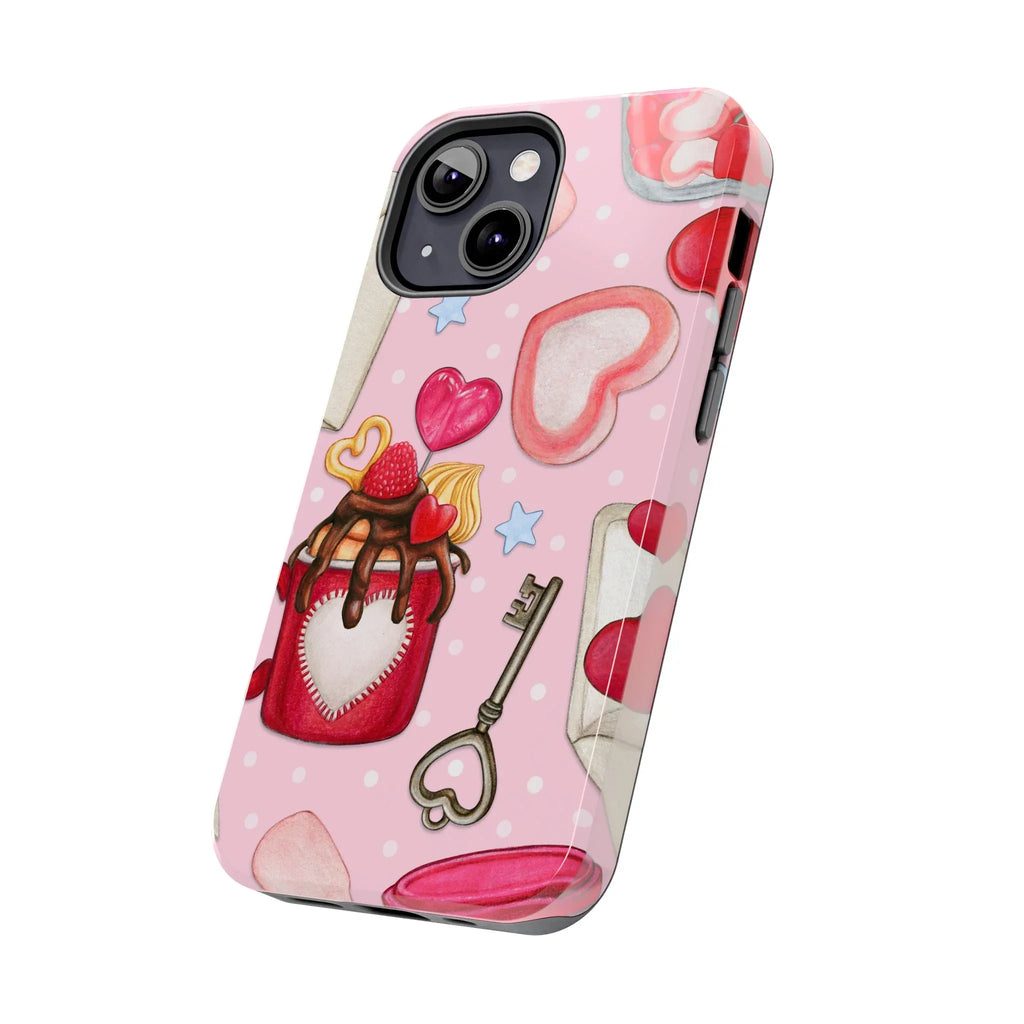 Goodies for My Sweetheart Phone Case (Apple & Android) - Pink Sweetheart