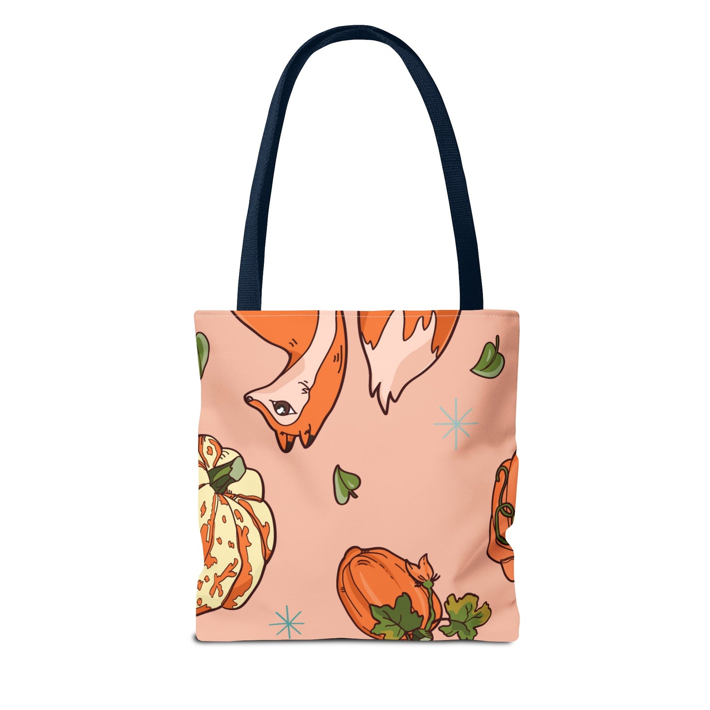 Foxy Pumpkin Patch Tote Bag