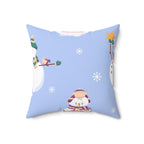 Jolly Snowman Square Pillow