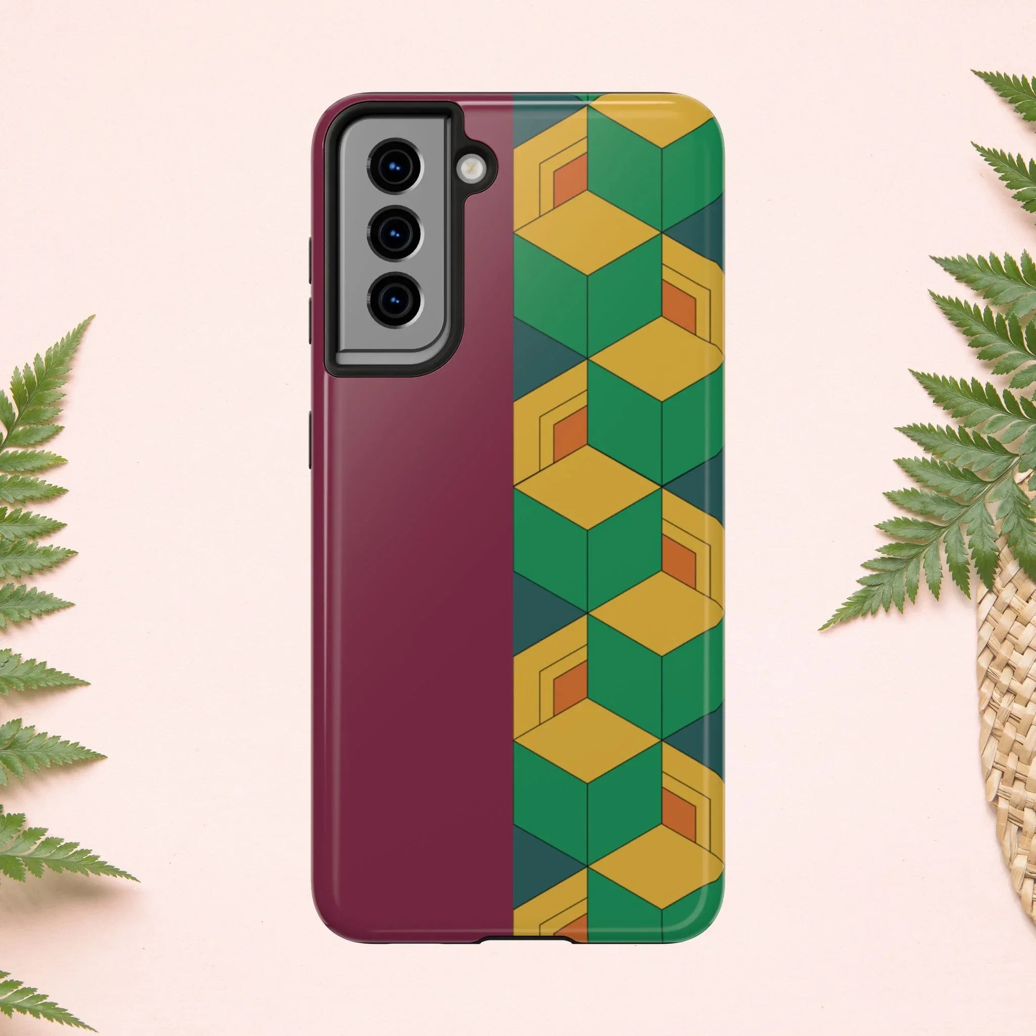 Brotherly Split Kimono Tough Phone Case (Apple & Android) - Pink Sweetheart