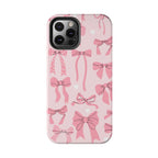 Pink Bow Ribbons Phone Case (Apple & Android) - Pink Sweetheart