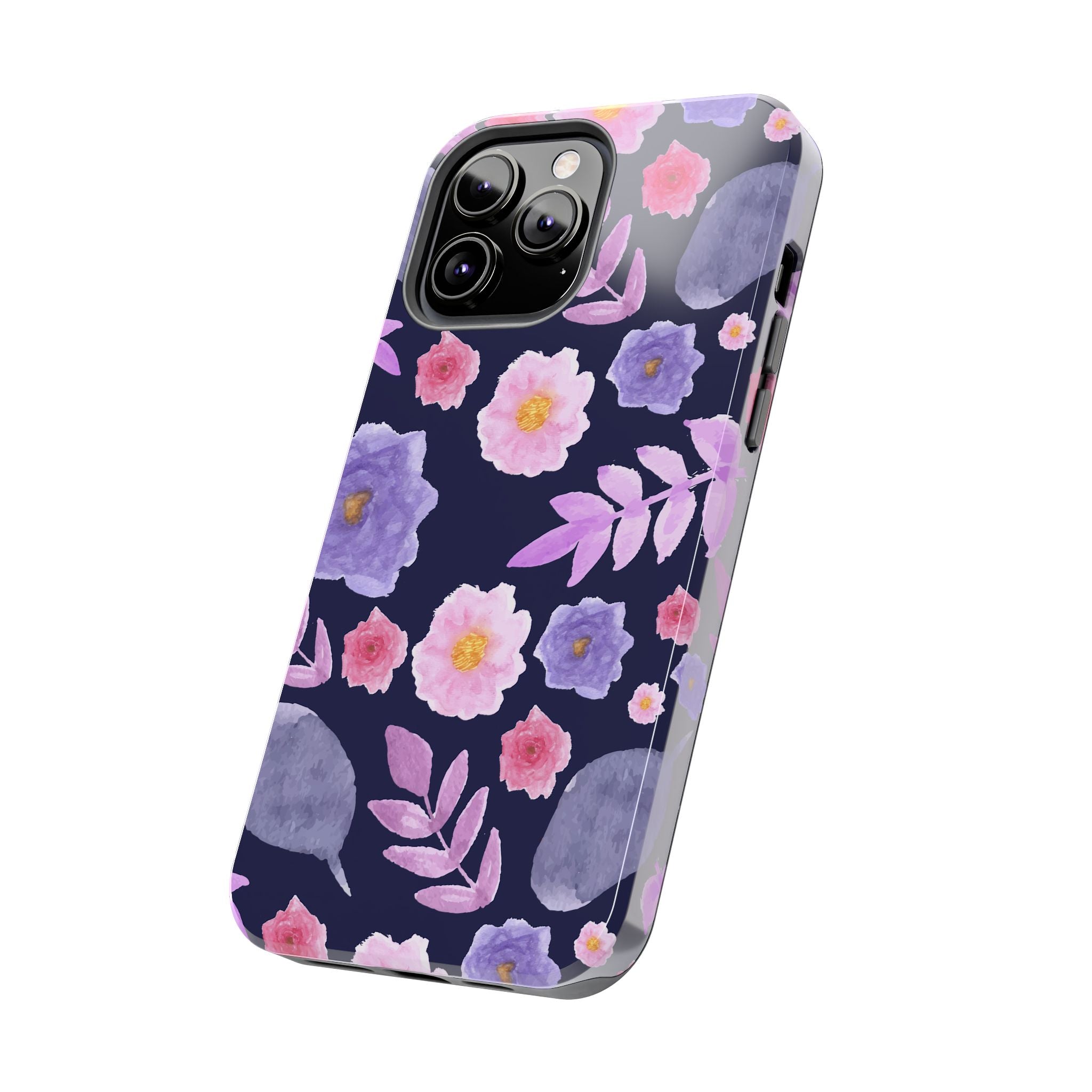Purple Florals Phone Case (Apple & Android)