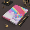 Candy Land Sweetness Hardcover Matte Journal - Pink Sweetheart