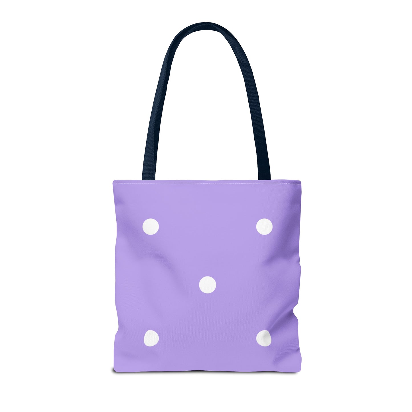 Pastel Purple Polka Dot Tote Bag