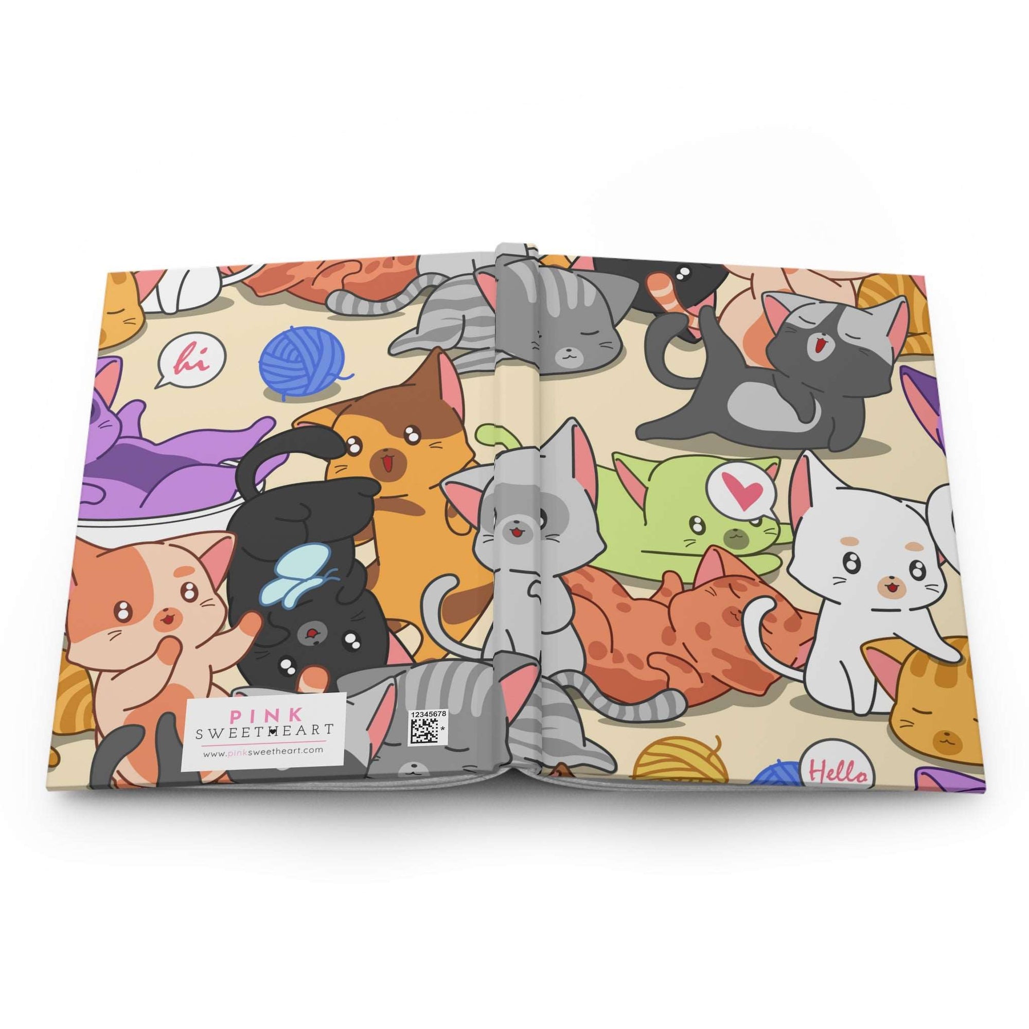 Kitty Playhouse Hardcover Matte Journal