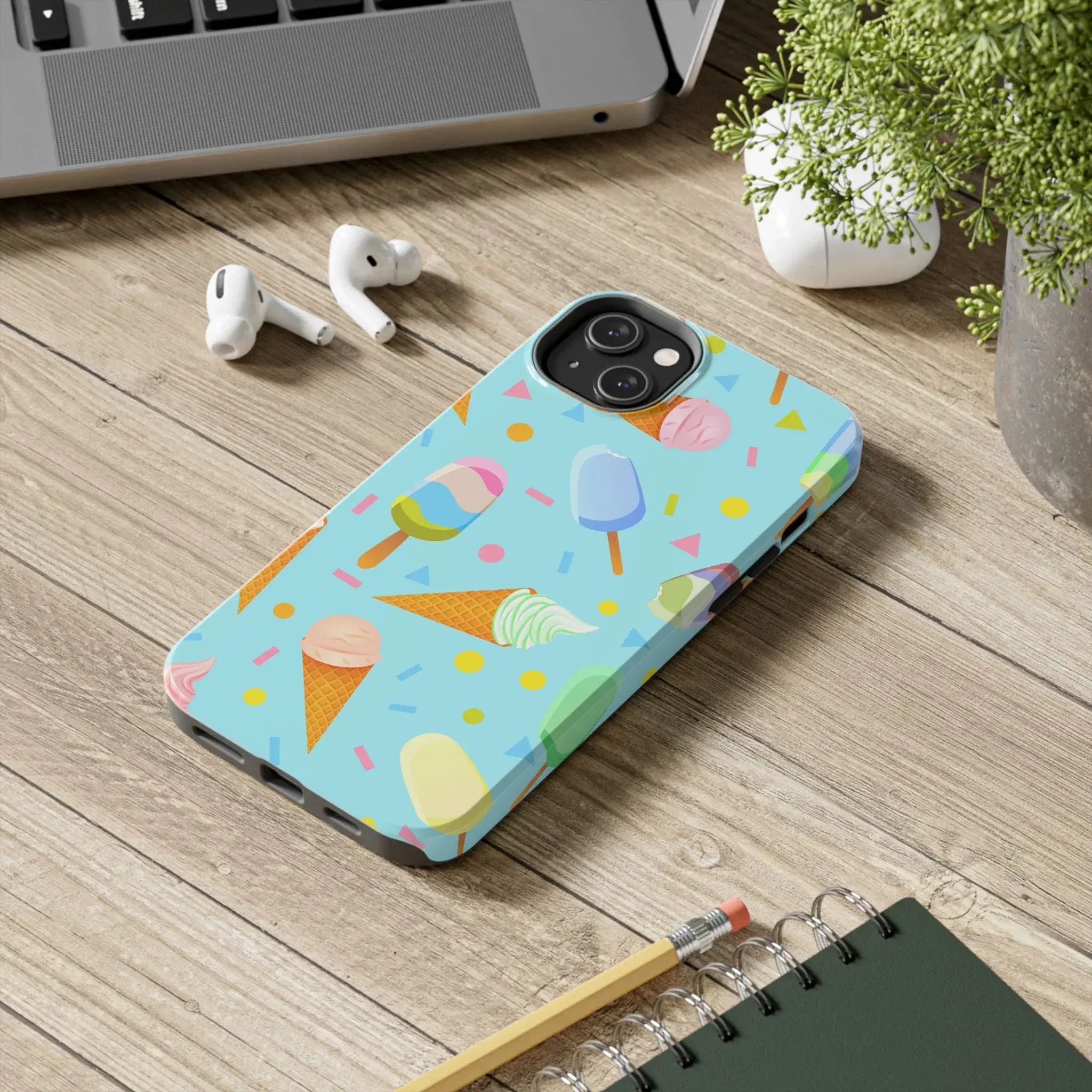 Ice Cream Festival Phone Case (Apple & Android) - Pink Sweetheart