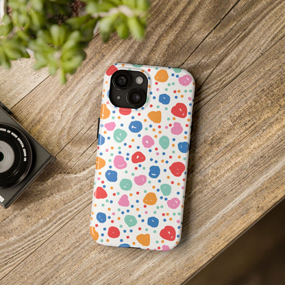 Seamless Hand Drawn Polka Phone Case