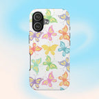 Busy Butterflies Phone Case (Apple & Android) - Pink Sweetheart