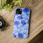 Blue Floral Pattern Phone Case (Apple & Android)