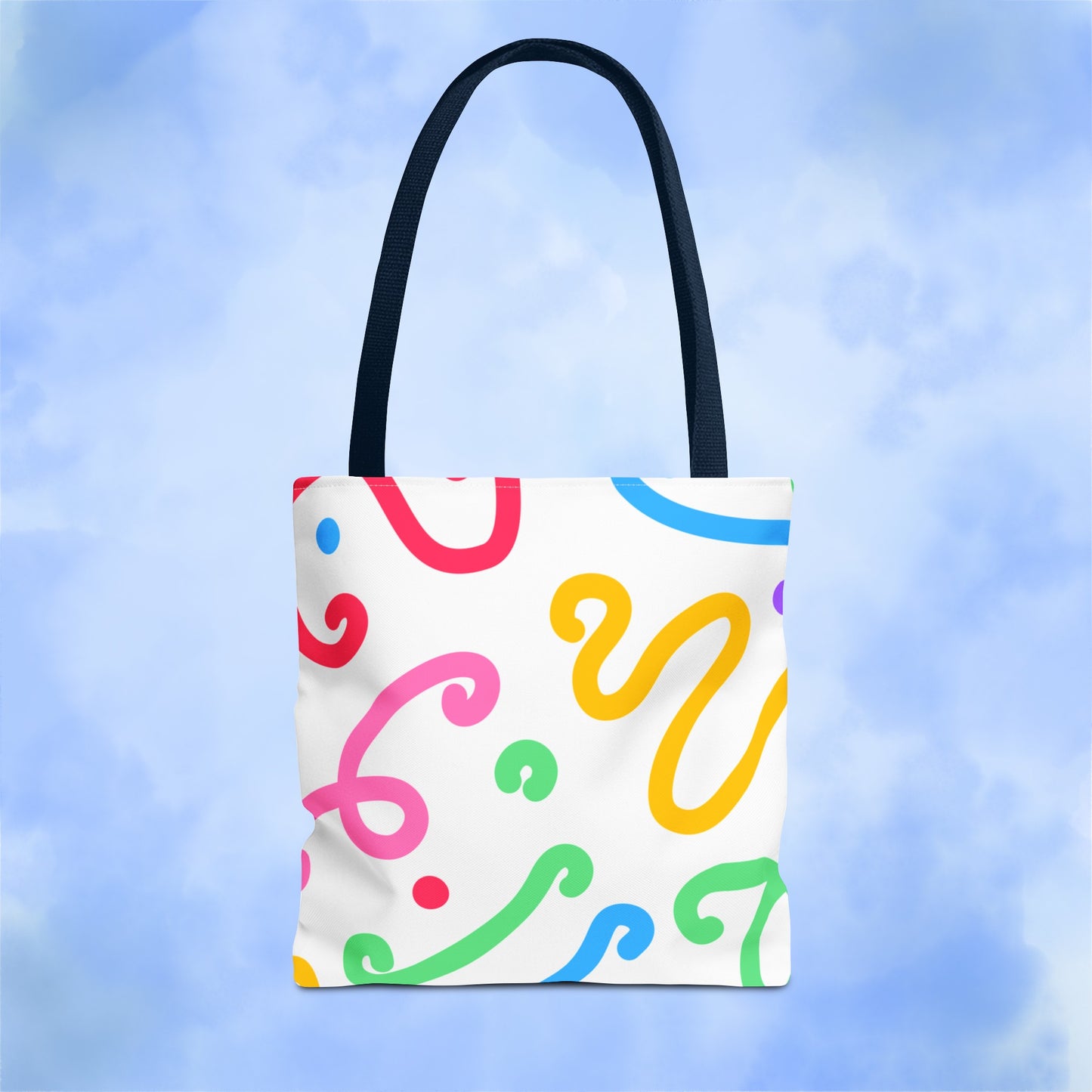 Colorful Doodles Tote Bag