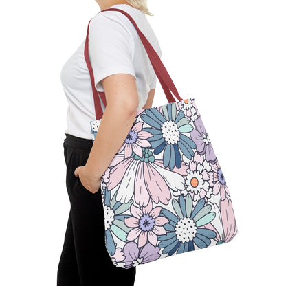 Vintage Floral Bloom Tote Bag