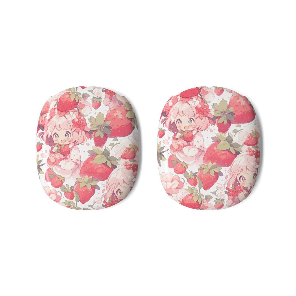 Strawberry Floral AirPods Max Shell Case