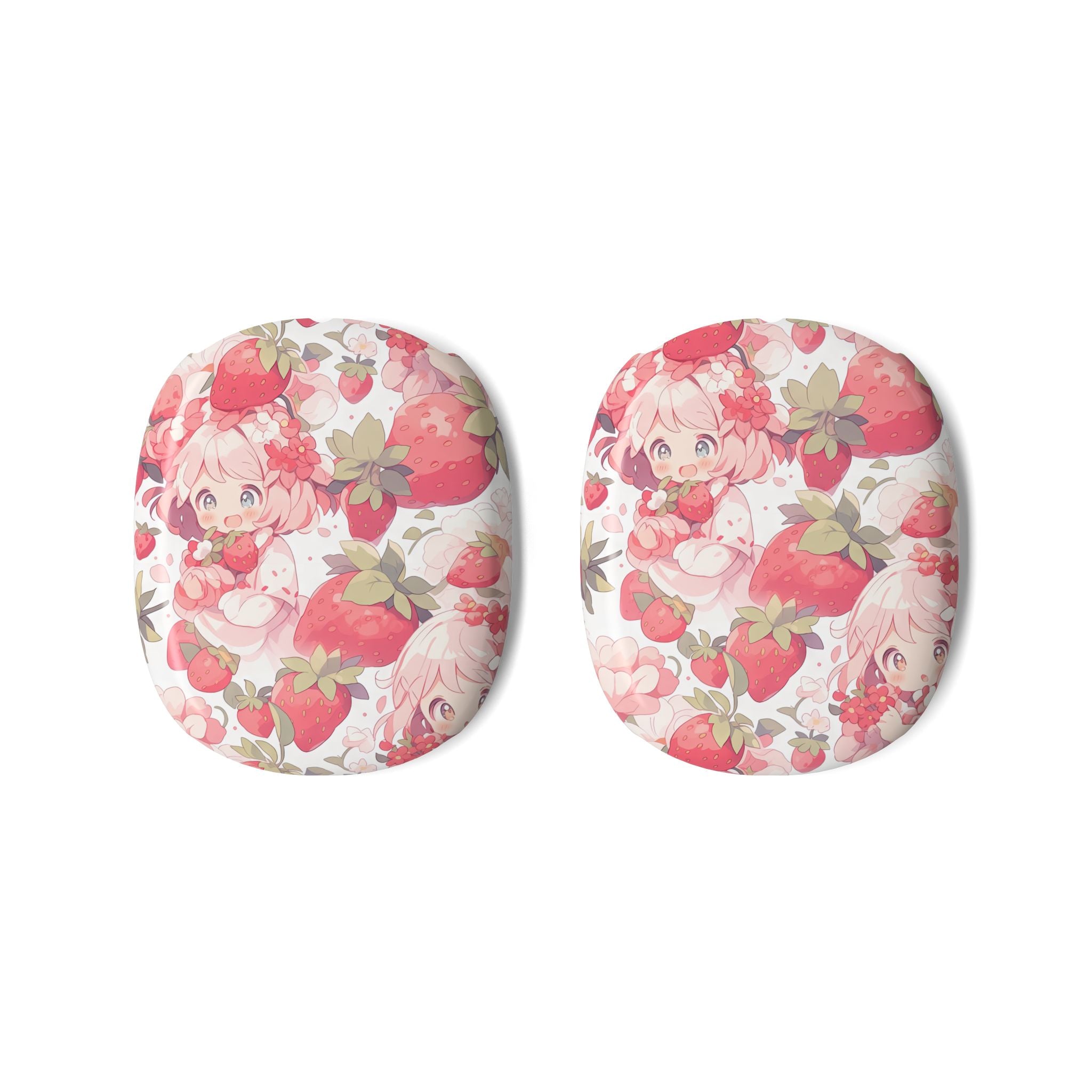 Strawberry Floral AirPods Max Shell Case