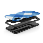Classic Blue Gingham Phone Case (Apple & Android)
