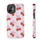 Strawberry Cherries Phone Case (Apple & Android) - Pink Sweetheart