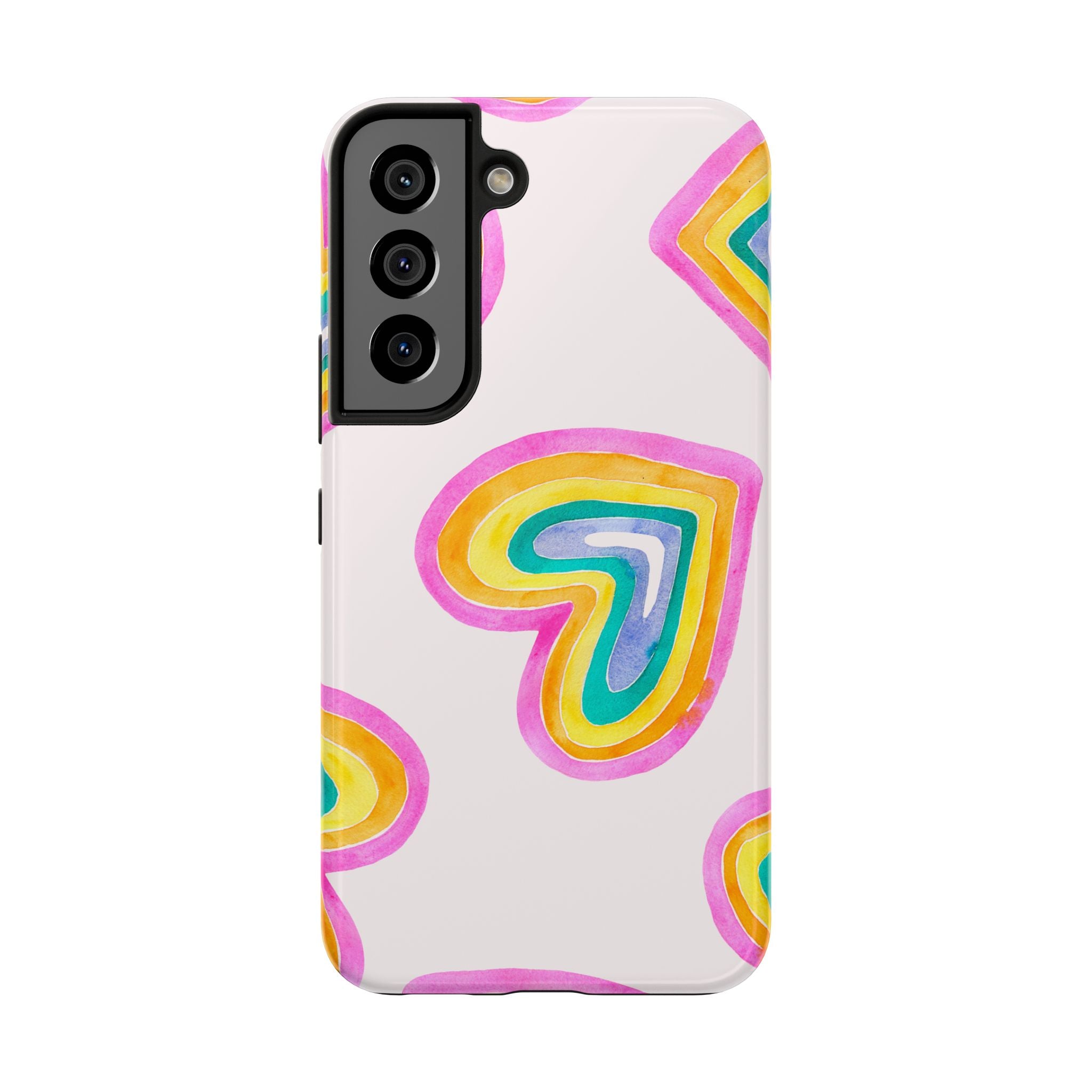 Rainbow Hearts Phone Case (Apple & Android)