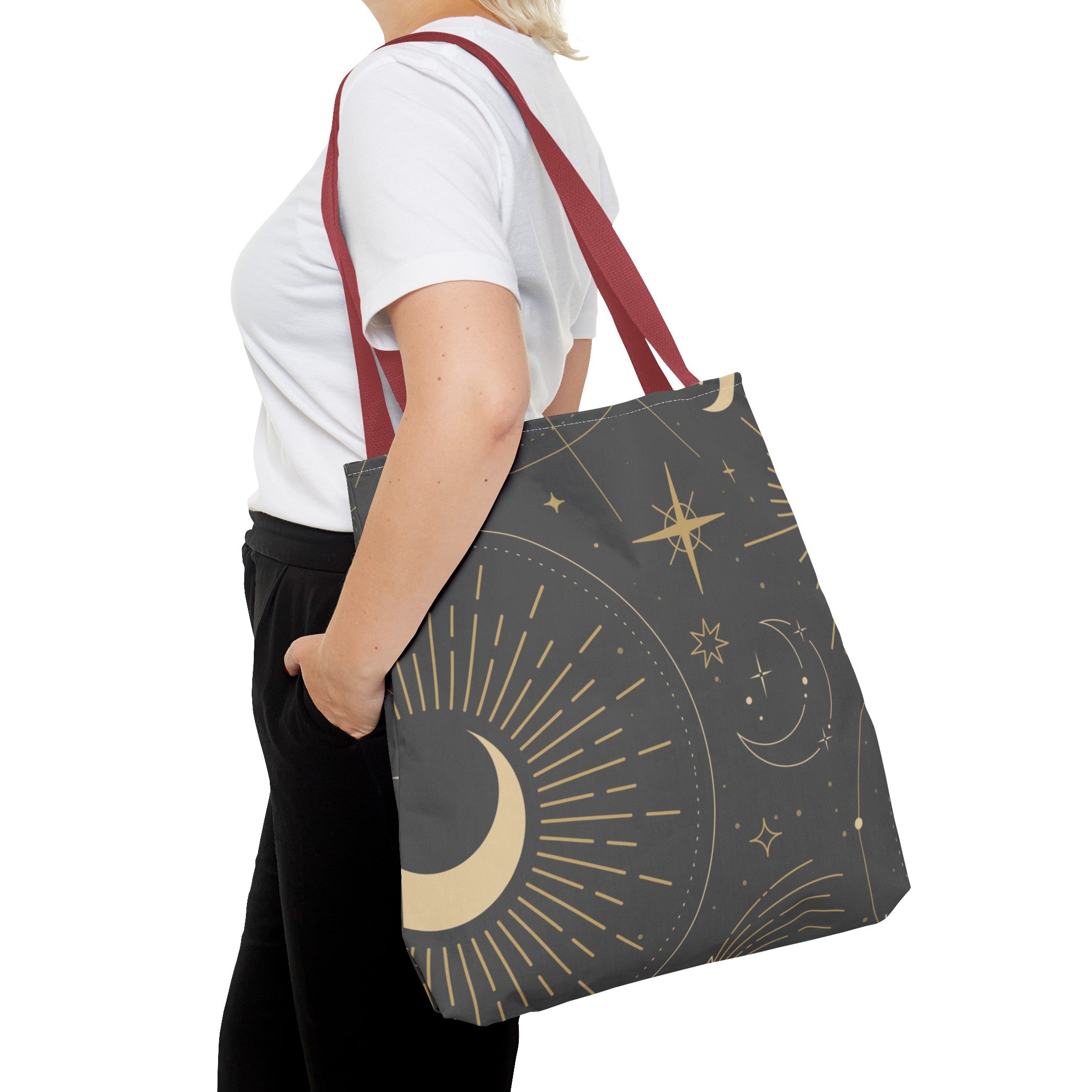 Sun & Moon Abstract Tote Bag