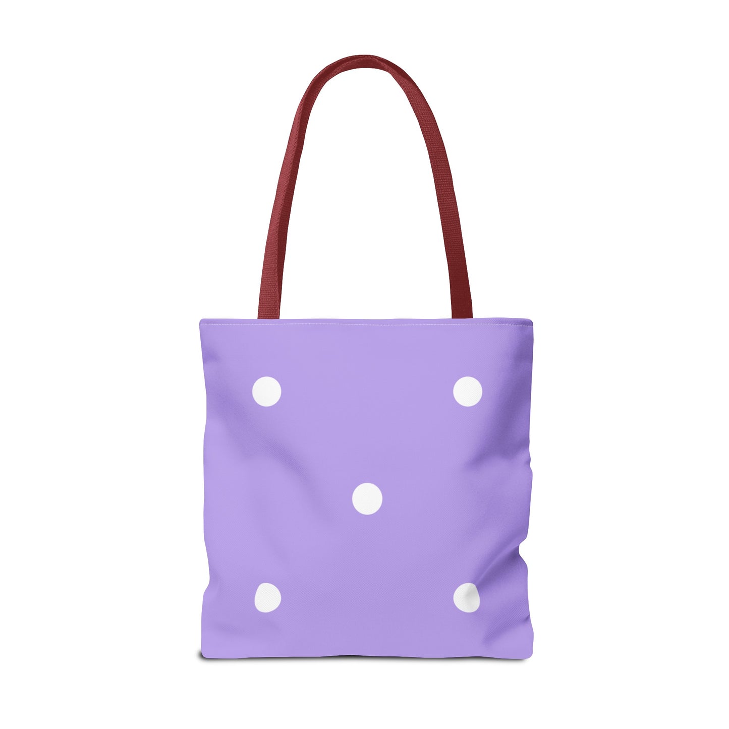 Pastel Purple Polka Dot Tote Bag