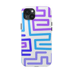 Abstract Neon Maze Phone Case (Apple & Android)