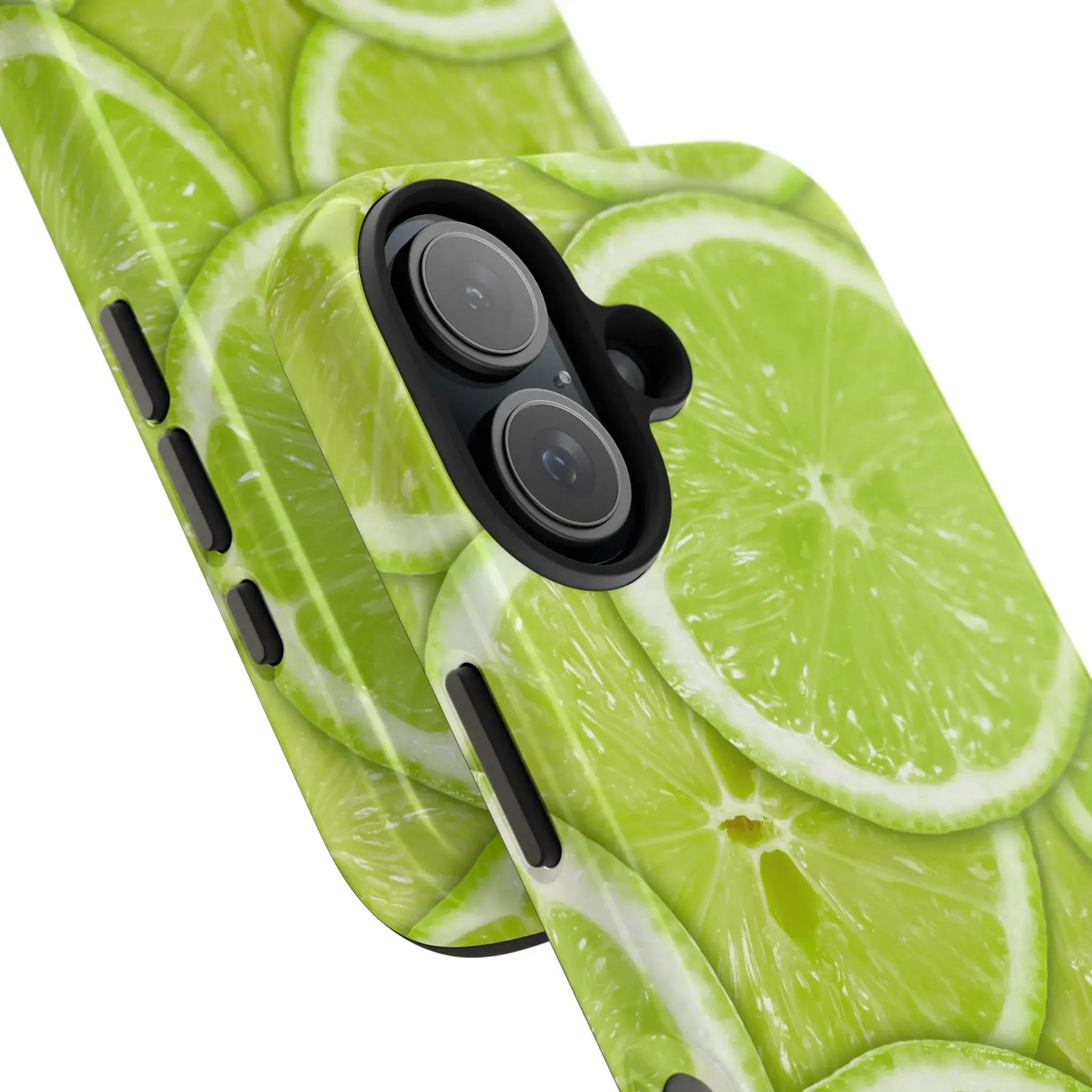 Green Citrus Lime Phone Case (Apple & Android) - Pink Sweetheart