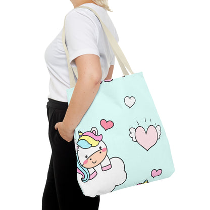 Cute Chibi Unicorn Tote Bag