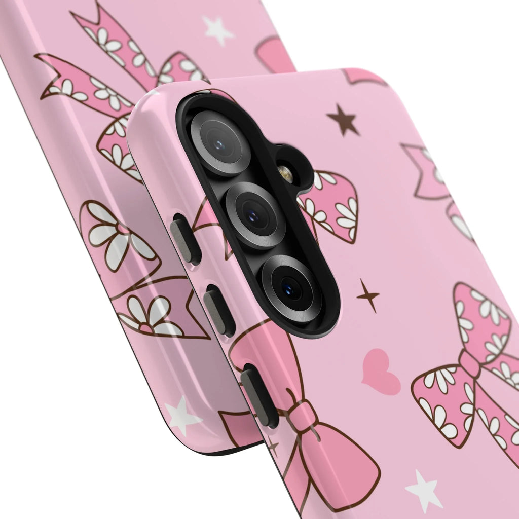 Pretty Pink Bows Phone Case (Apple & Android) - Pink Sweetheart