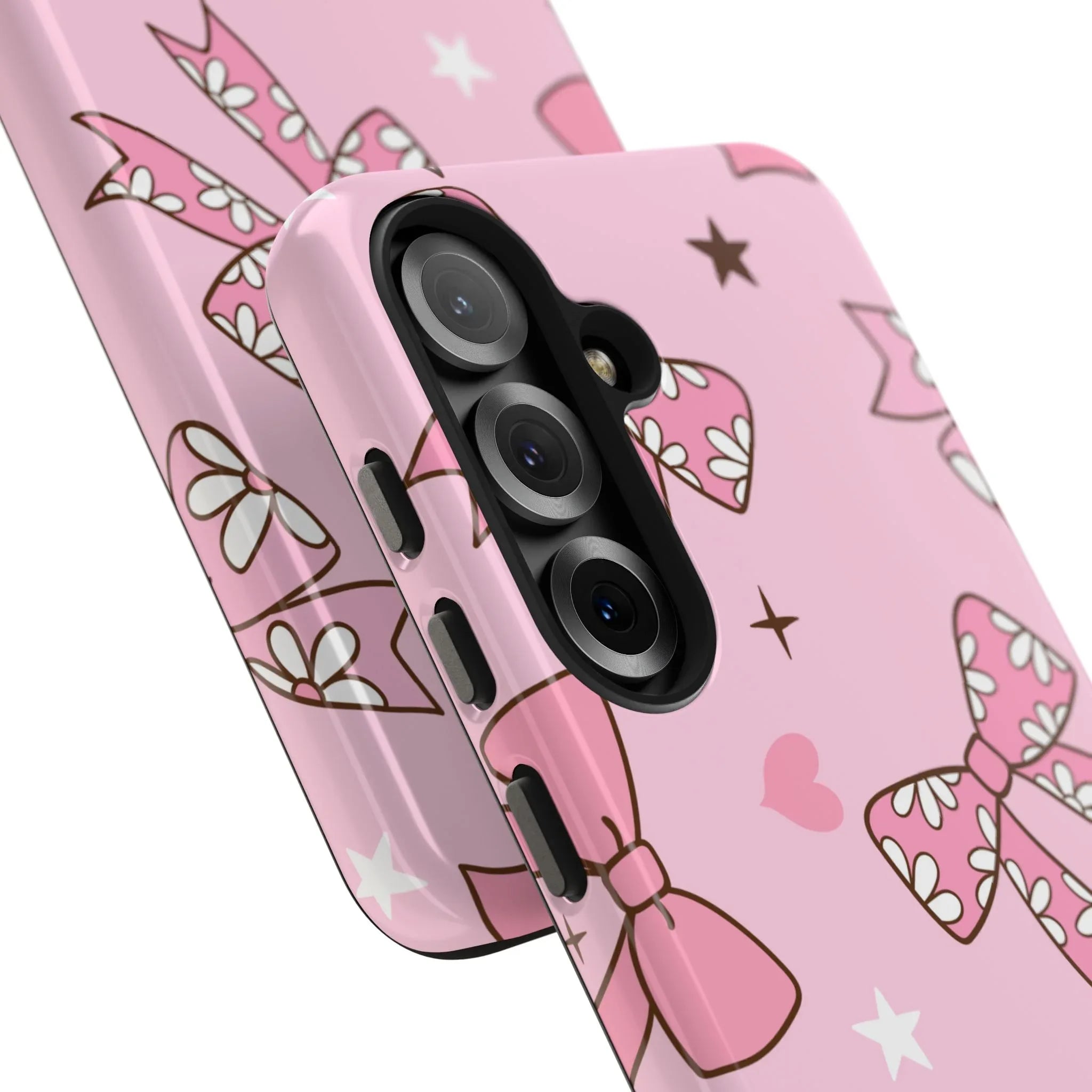 Pretty Pink Bows Phone Case (Apple & Android) - Pink Sweetheart