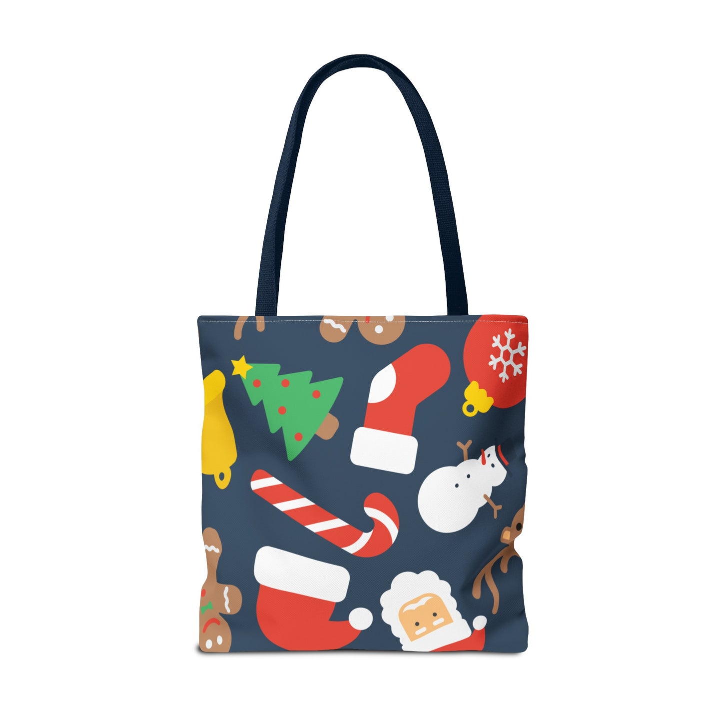 Jolly Christmas Pattern Tote Bag