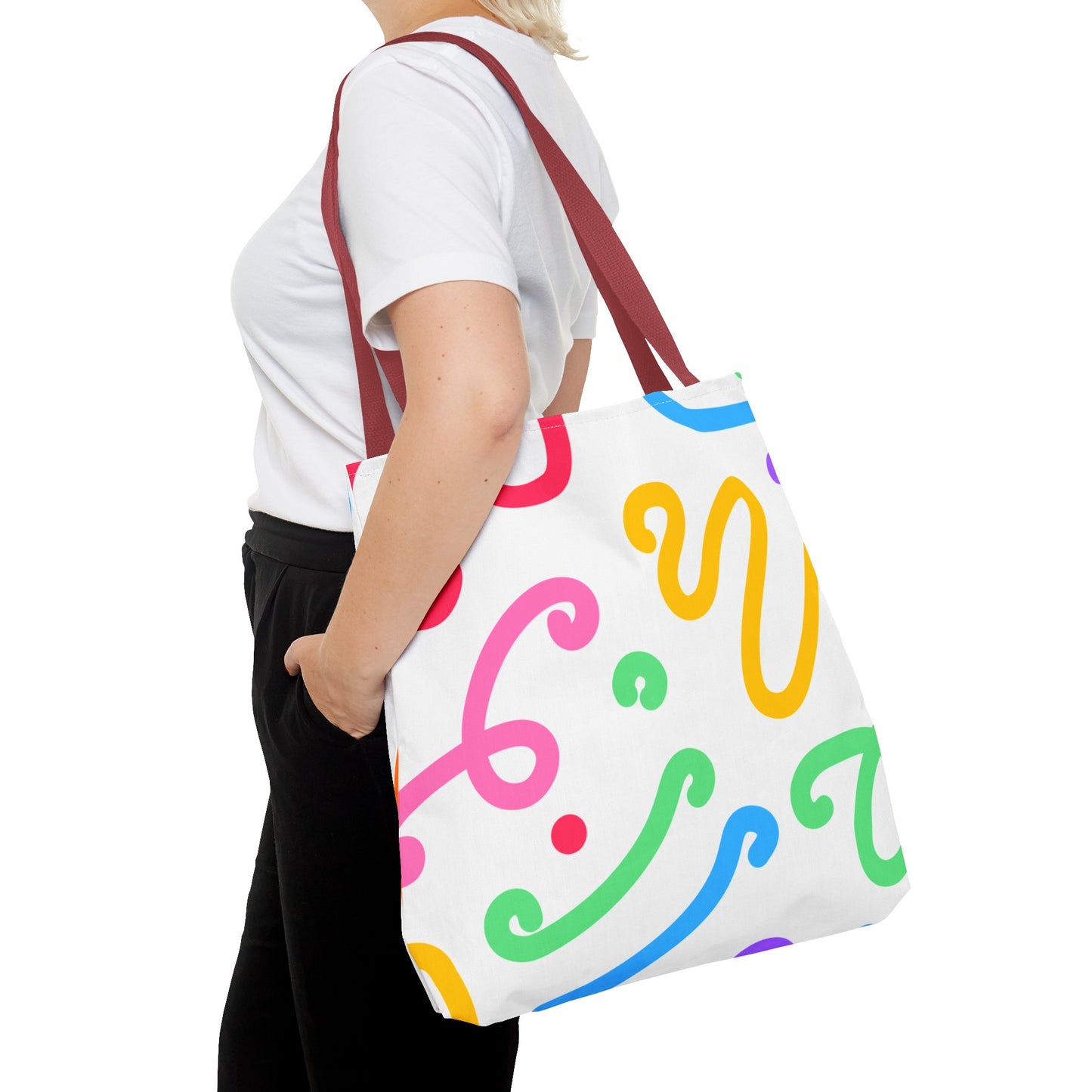 Colorful Doodles Tote Bag