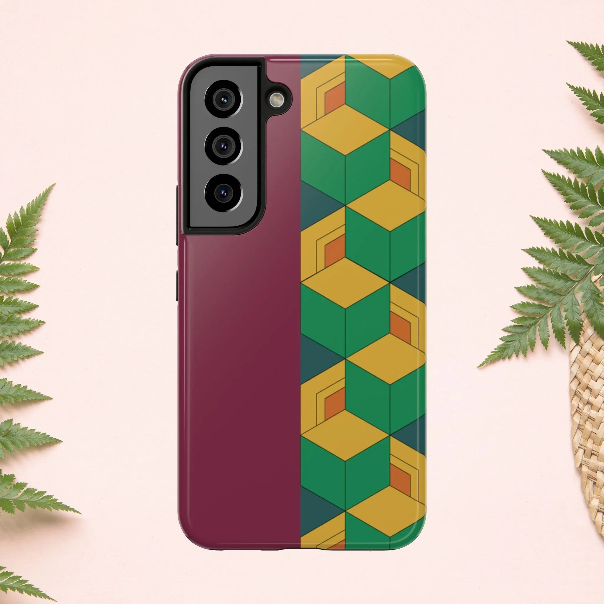 Brotherly Split Kimono Tough Phone Case (Apple & Android) - Pink Sweetheart