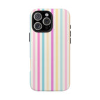 Pastel Candy Stripes Phone Cases (Apple & Android)