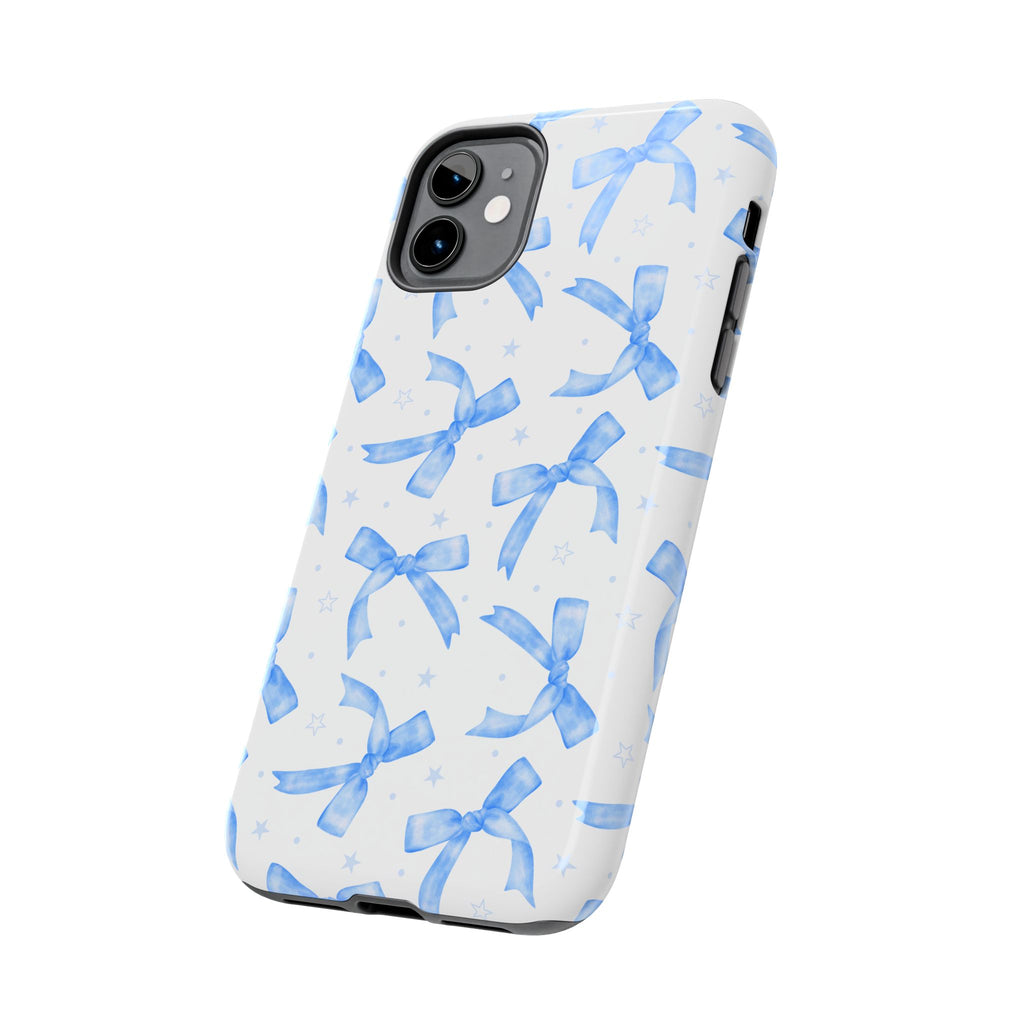 Lacey Baby Blue Ribbons Phone Case (Apple & Android)