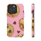 Chocolate Chip Cookies Phone Case (Apple & Android) - Pink Sweetheart