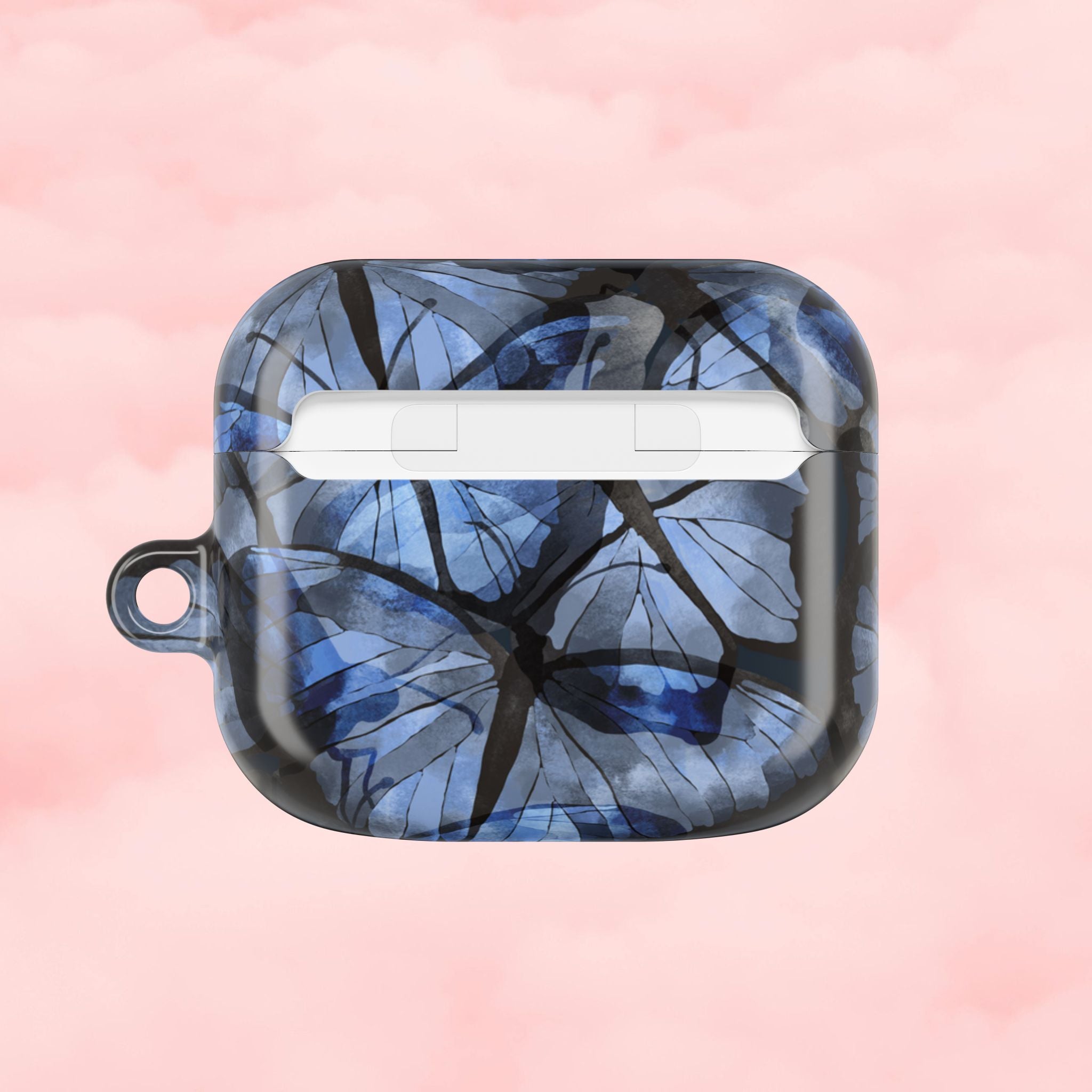 Royal Blue Butterfly AirPod Case