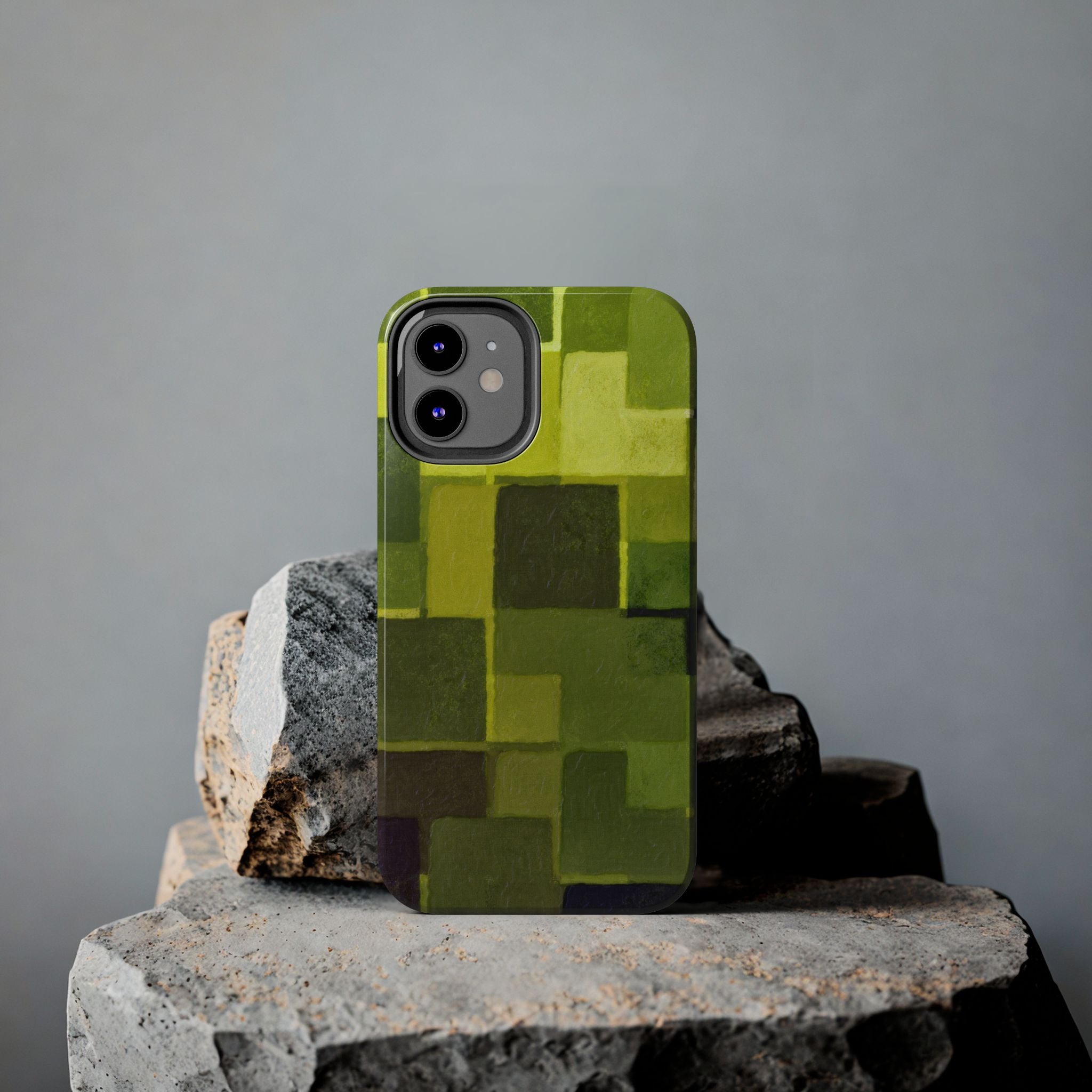 Chartreuse Patchwork Phone Case (Apple & Android)
