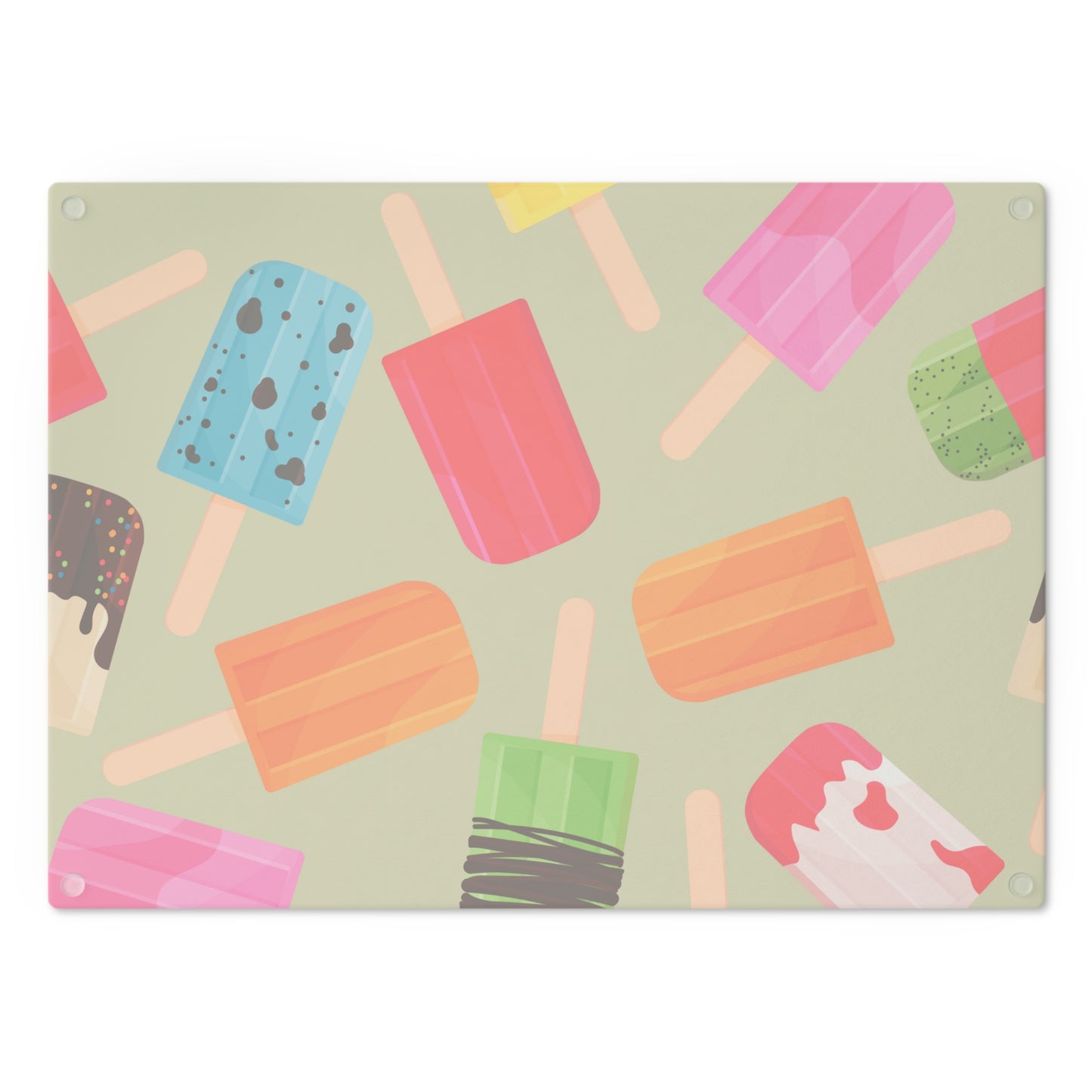 Popsicle Glass Cutting Board