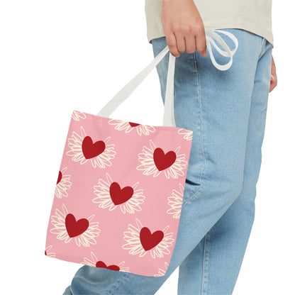 Valentine Hearts Tote Bag