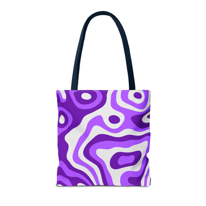 Groovy Purple Lava Tote Bag