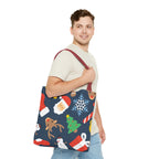 Jolly Christmas Pattern Tote Bag